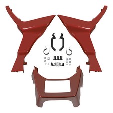 Side Fairing Chin Spoiler Cover Fit For Harley Road Glide 17-24  #Wicked Red picture