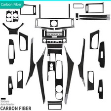 35Pcs Fits Lexus IS250 IS300 2014-18 full carbon fibre interior trim kit covers picture