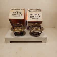 LOT IF 2 NOS OEM 1971 FORD PINTO MERCURY CAPRI 98 CI THERMOSTAT D0RY-8575-A picture