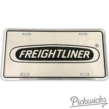 Freightliner - Embossed Metal Vehicle License Plate Car Tag Semi Trucks picture