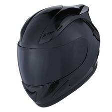 1Storm Motorcycle Bike Full Face Helmet Large, Glossy Black (Smoke Shield) picture