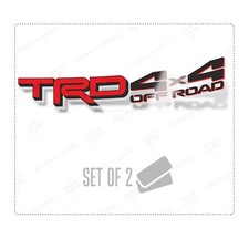 TRD 4x4 Off Road Decals Toyota Tundra 2022 2023 – Multiple Colors Set of 2 picture
