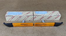 91-95 TOYOTA MR2 FRONT BUMPER SIDE LIGHT Lamp MOLDING MARKER Body Rub Strip Set picture