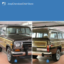 Jeep SJ Grand Wagoneer 1984-91 - OEM Bumper nerf stripes guards - Front/Rear kit picture