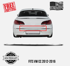 Fits NEW VW PASSAT CC 12-16 REAR BUMPER CENTER CHROME TRIM STRIPE MOLDING picture