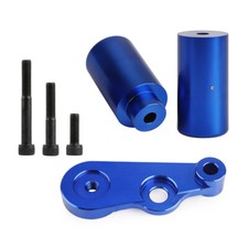 Blue Aluminum NO CUT Frame Sliders Crash Protect for Suzuki 06-09 GSX-R 600 750 picture