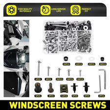 For Ducati 848 899 1098 1198 1199 Aluminum Fairing bolt Kit Screws Clips Silver picture