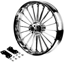 Hoprousa Front Wheel for '14-later Harley Touring Chrome Turbine Wheel Rim picture