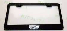 Cadillac Logo Stainless Steel License Plate Frame Holder Rust Free picture
