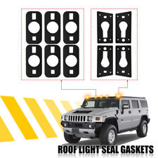 10pcs Cab Marker Roof Light Gasket Seal For 2003-2009 Hummer H2 Center Corner picture