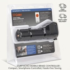 Curt 51180 Echo Mobile Electric Proportional Trailer Brake Control w/ Bluetooth picture