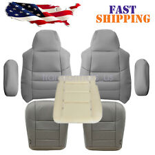 For 2002-2007 Ford F250 F350 Lariat Super Duty Front Seat Cover/Driver Foam Gray picture