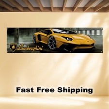 LAMBORGHINI 2'X8' BANNER FLAG picture