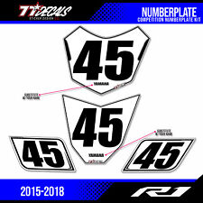 R1 Numberplates Raceplates 2015-2023 Trackday Racing Number Plates CCS WERA picture