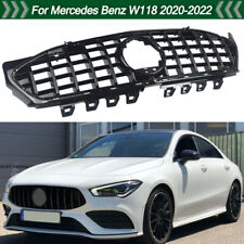 For Mercedes Benz W118 CLA250 CLA45 AMG 2020-22 GT Style Front Grill Gloss Black picture