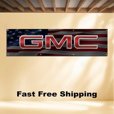 GMC 2'X8' BANNER FLAG GENERAL MOTOR COMPANY picture