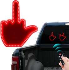 Keepdone Middle Finger Car Light - Glo Hand Gesture for Car,Light Red  picture