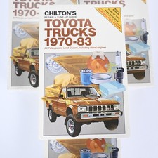 (2qty) Chiltons Repair/Tune-Up Guide TOYOTA TRUCKS 1970-83 & LAND CRUISER #7035 picture
