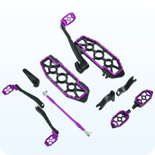 MX Purple Shift lever Floorboards kits for For Harley Touring Electra Glide14-Up picture