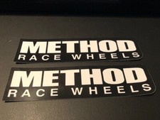 METHOD RACE WHEELS DECALS STICKERS 2PC SET  overland offroad ultra4 BITD racing picture