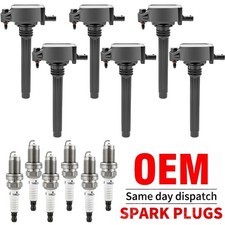 12-Pieces Coil and Spark Plug For 2011-2020 Dodge Grand Caravan UF648 97390 picture