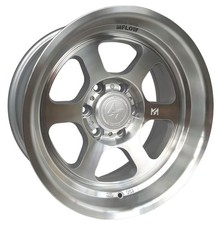 MFlow MF07 Silver 17x9 -38 6x139.7 CB106.1  Colorado Sierra Tacoma Tundra GMC picture