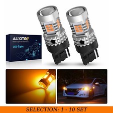 2-20 AUXITO 7443 7440 LED Bulbs Canbus Amber Yellow Turn Signal Light Error Free picture