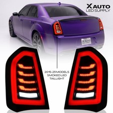 2015-2023 Chrysler 300 Smoked LED Taillights With Sequential Start Up Animation picture