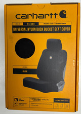 Carhartt Universal Nylon Duck Bucket Seat Cover RS1399 - Black picture