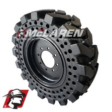 10x16.5 Solid Skid Steer Tires Flat Proof Set of 4 With Rim Maximizer GT picture