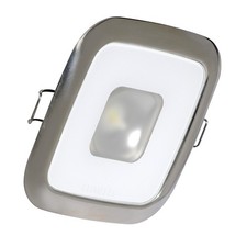 Lumitec Square Mirage Down Light - Spectrum RGBW Dimming Polished Bezel  116117 picture