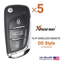 5× Xhorse Universal Wireless Flip Remote Key DS Style 3 Buttons XNDS00EN picture