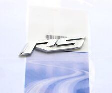 1 RS Emblem Badge R S 3D fits Camaro Silverado TRUNK White picture