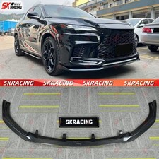 Glossy Black FRP/Forged/Carbon Fiber Front Bumper Lip Kits Fits Lexus RX500h 23+ picture