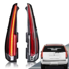 VLAND Fit 2007-2014 Cadillac Escalade / ESV  Red Turn LED Rear Tail Lights Pair picture