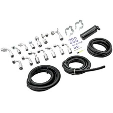 134a A/C Air Conditioning Extended Length Hose Kit with Drier & R-Ring Fittings picture