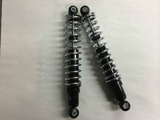 TRIUMPH REAR SHOCKS 12.9  CHROME SPRING 1954-1970 650 Modes 1954-1973 500 Models picture