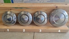 Lot of 4 1957-1968 International Harvester Trucks Travelall Hubcaps  picture