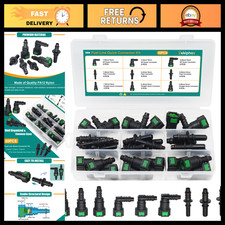 30pcs Fuel Line Quick Connector Set, Hose Repair Kit, SAE 7.89mm 9.49mm 9.89mm picture