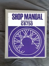 1969-1978 Honda CB750  motorcycle factory repair service & parts manual & binder picture