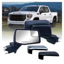 Passenger Right Side Mirror Power Heat Man Fold For 19-25 Chevrolet Silverado picture