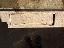 1932 1933 1934 Ford Pickup Truck Windshield Garnish Molding - Original OEM Steel picture