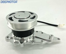 Deepmotor 35GPM Billet Electric Water Pump for 93-98 2JZ Silver picture