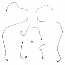For 1968-69 AMC AMX Front Brake Line Kit Standard Drum Brake 5 Pieces JKT6802OM picture