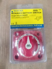 Blue Sea 6006 M-Series Battery Switch Single Circuit On/Off Marine Boat SPST NIB picture