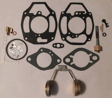 1B Rochester 1932-62 Carburetor Rebuild Kit Brass Float Chev Pont 216 235    picture