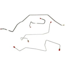 Fits 1994-1997 Ford Ranger Front Brake Line Kit RWABS 2WD Rear Drum Stainless picture
