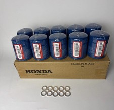10 pack Honda Genuine Oil Filters 15400-PLM-A02 NEW SEALED picture