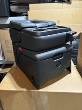 2020-25 Silverado Sierra Tahoe Center Console Jump Seat Black Full Leather Vinyl picture