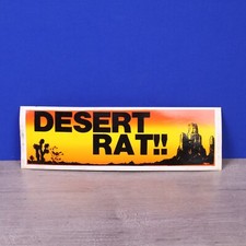 VTG 1980’s Desert Rat  Bumper Decal Sticker picture
